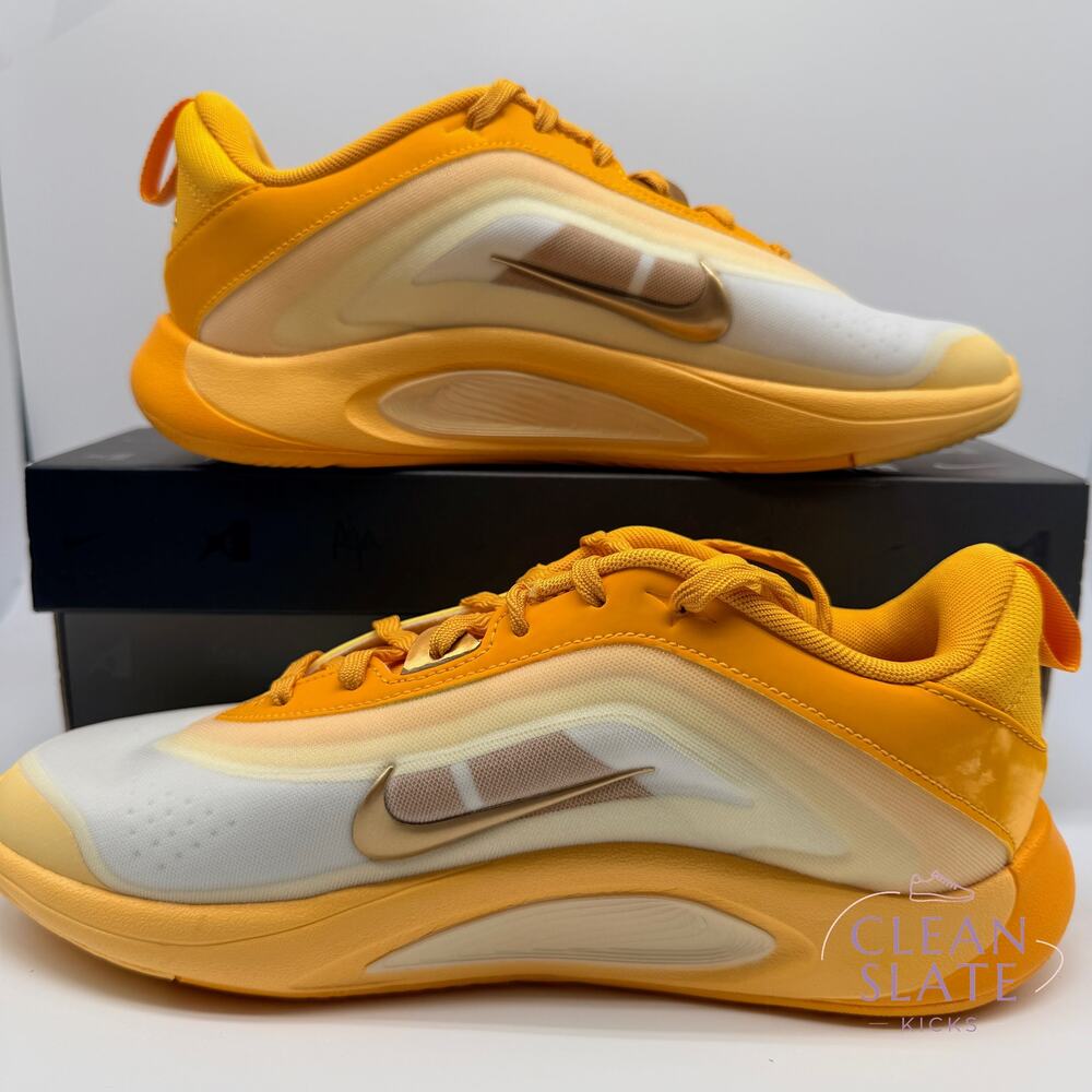 Nike A'One GS Topaz Gold Metallic Gold Kids 5Y NIB